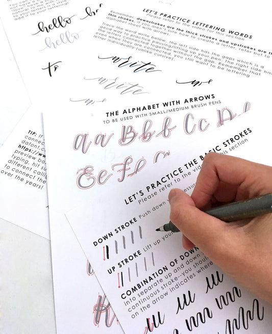 8.27.23 Beginners Brush Lettering Workshop - Cerritos