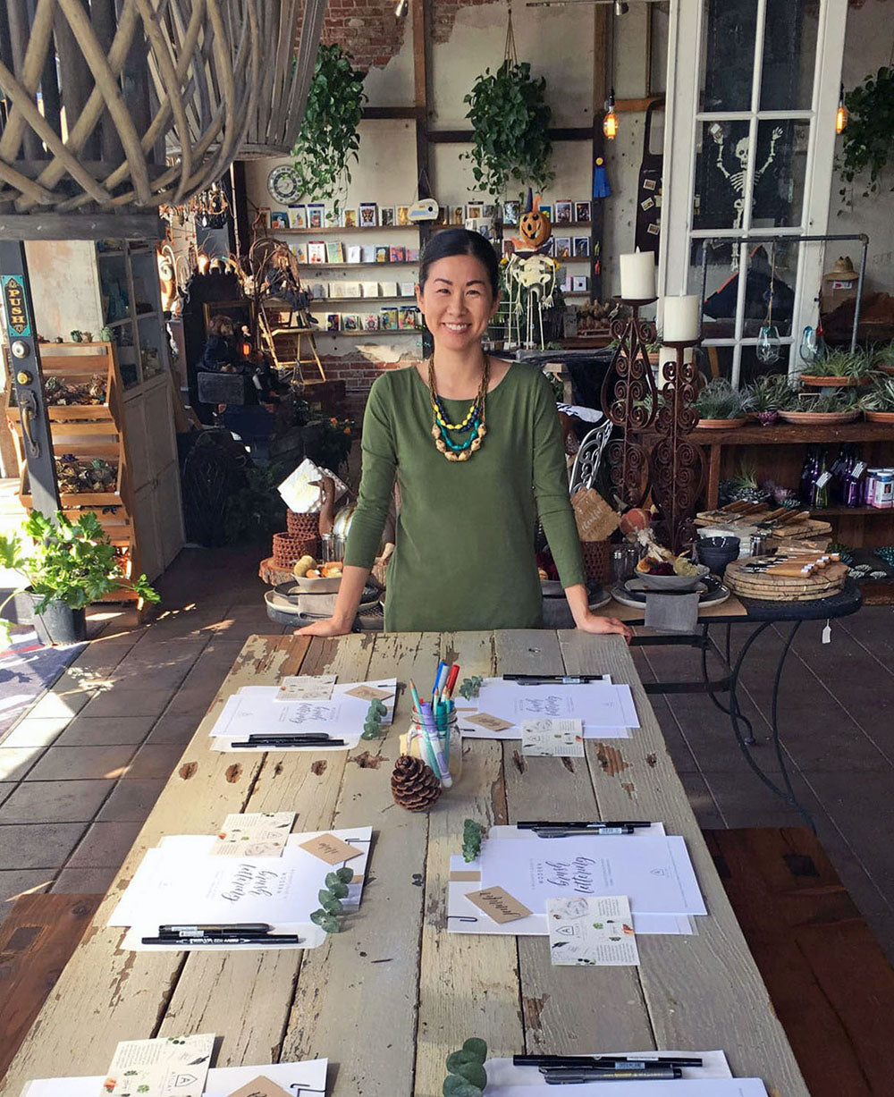 8.27.23 Beginners Brush Lettering Workshop - Cerritos