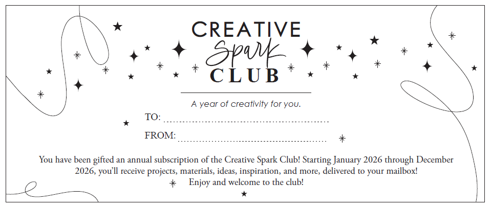 Creative Spark Club - INTERNATIONAL GIFT OPTION