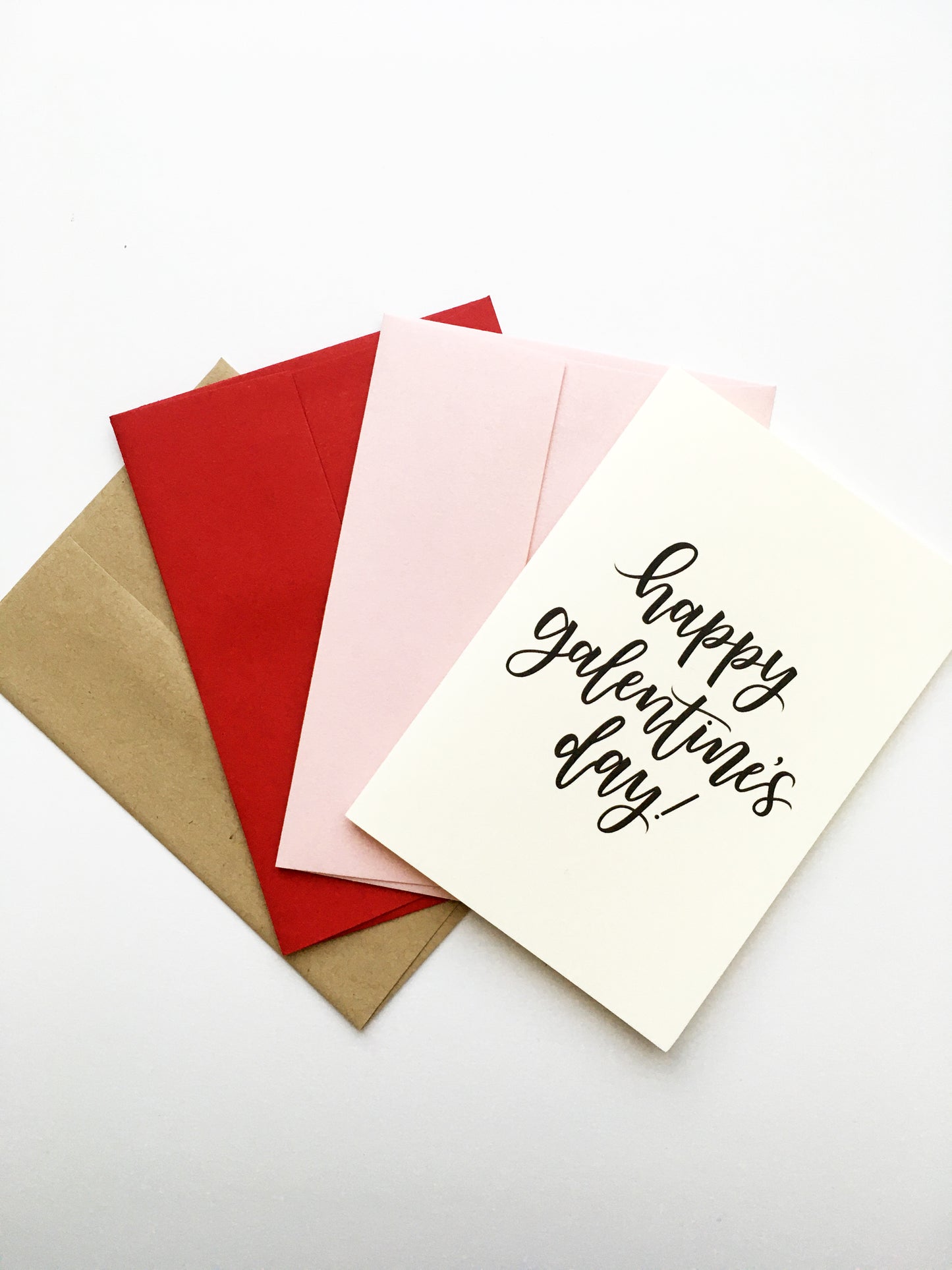MOVING SALE Happy Galentine's Day Card, All Lettered Design, A1 Mini Card, Set of 6
