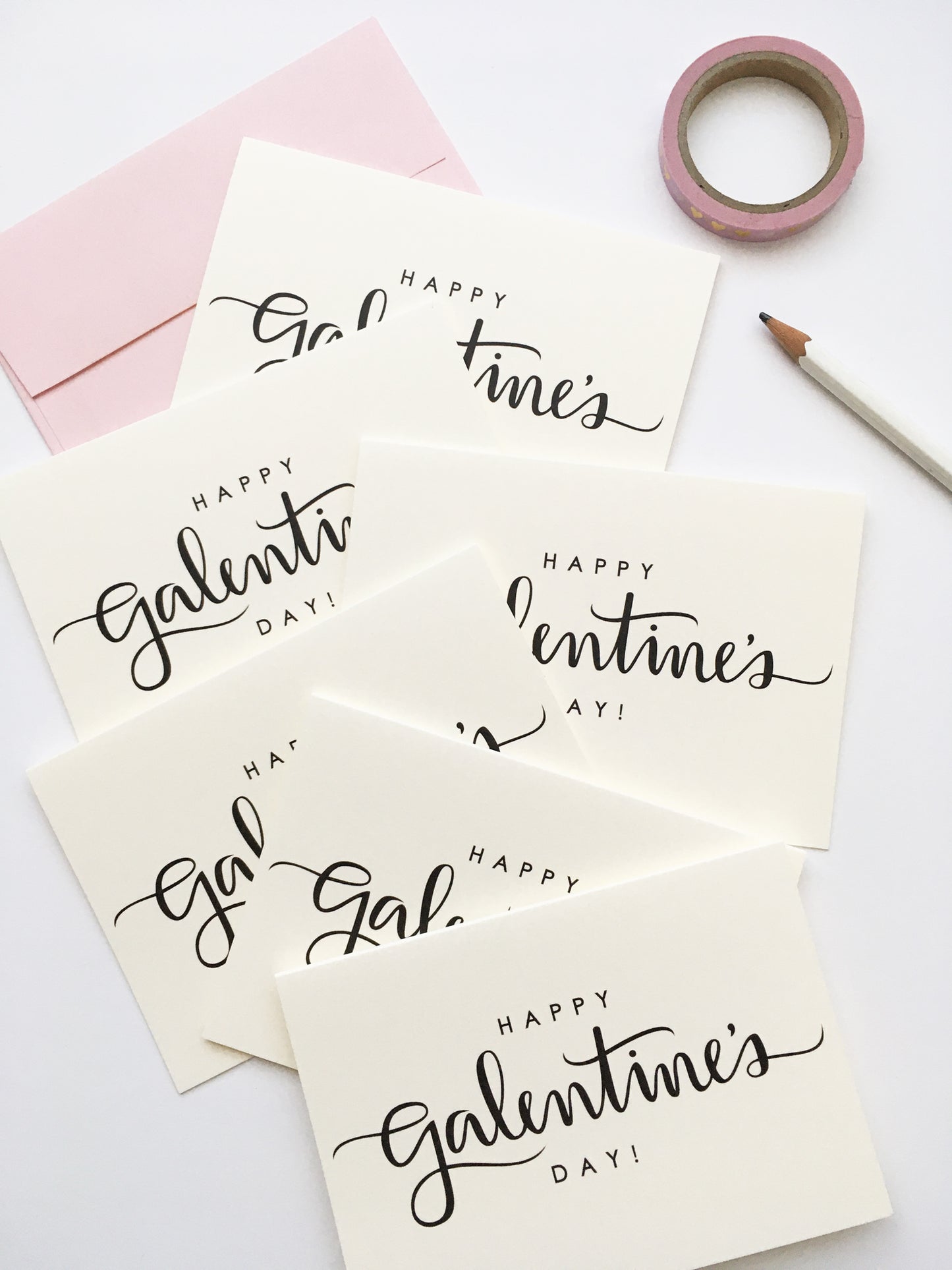 MOVING SALE Happy Galentine's Day Card, A1 Mini Card, Set of 6
