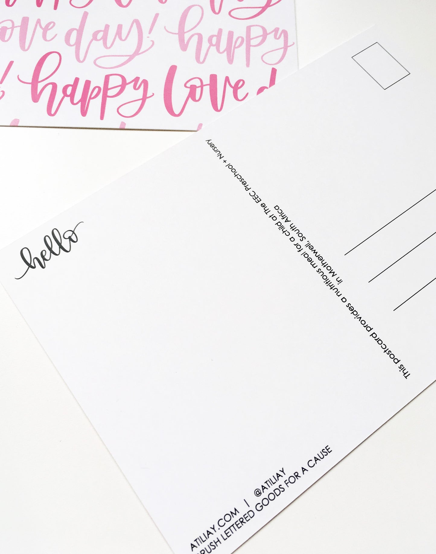 MOVING SALE Happy Love Day Postcards, 5 for $5