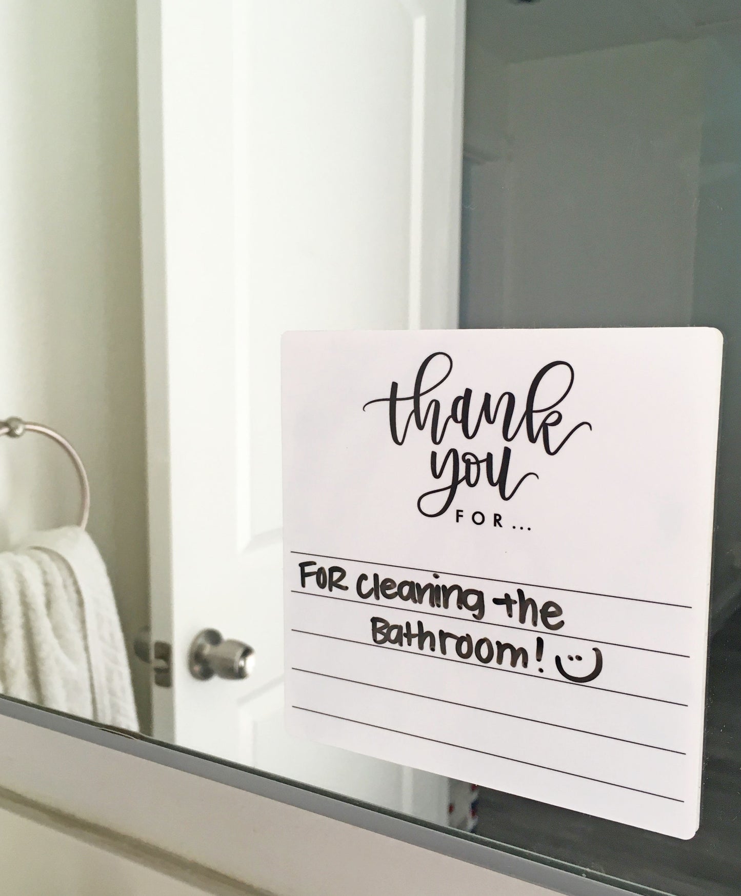 MOVING SALE Thank You Dry Erase Sticker
