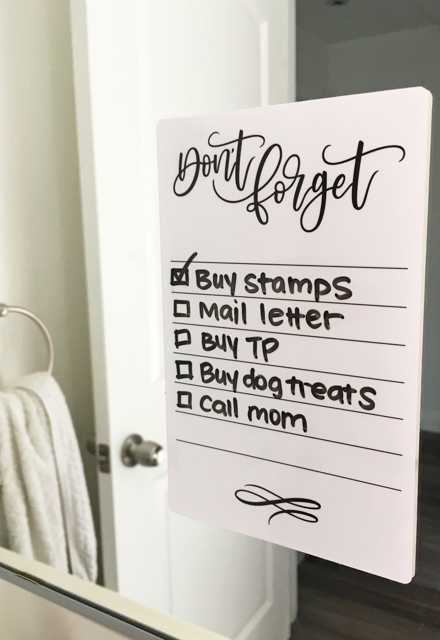 MOVING SALE Don't Forget Dry Erase Sticker