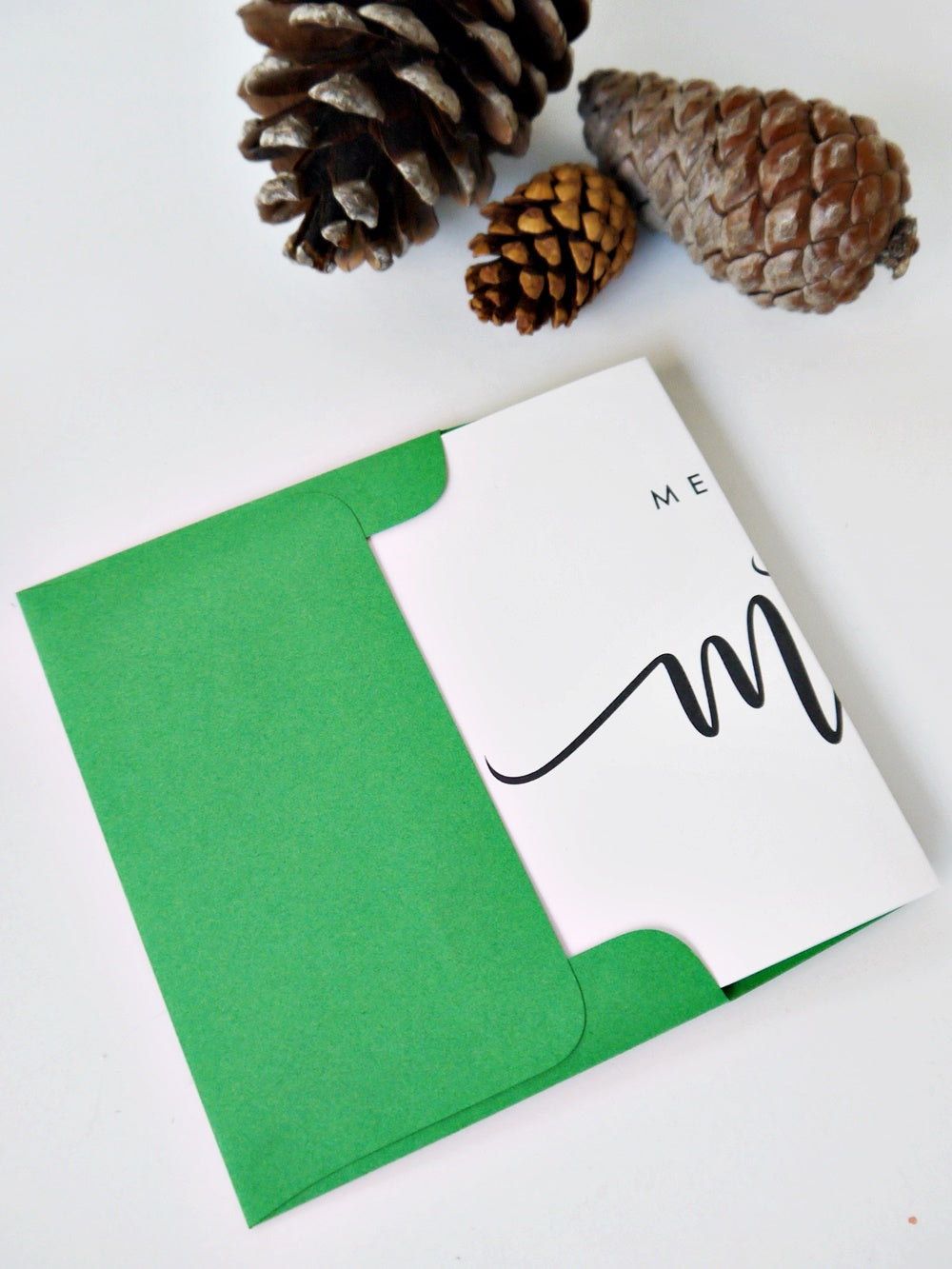 MOVING SALE Meet Me Under The Mistletoe A1 Tri Fold Card
