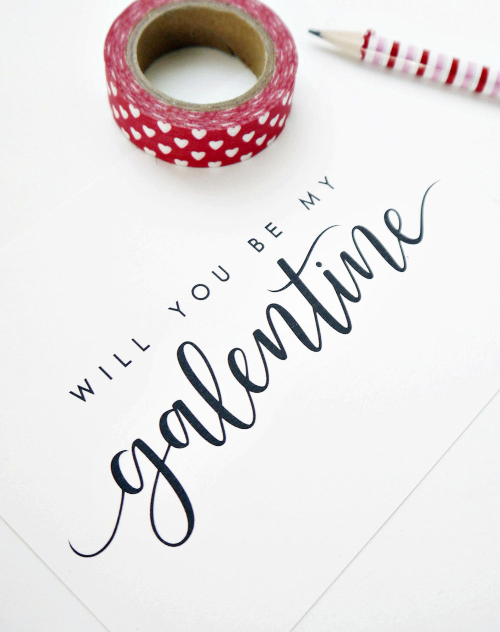 MOVING SALE Will You Be My Galentine Card
