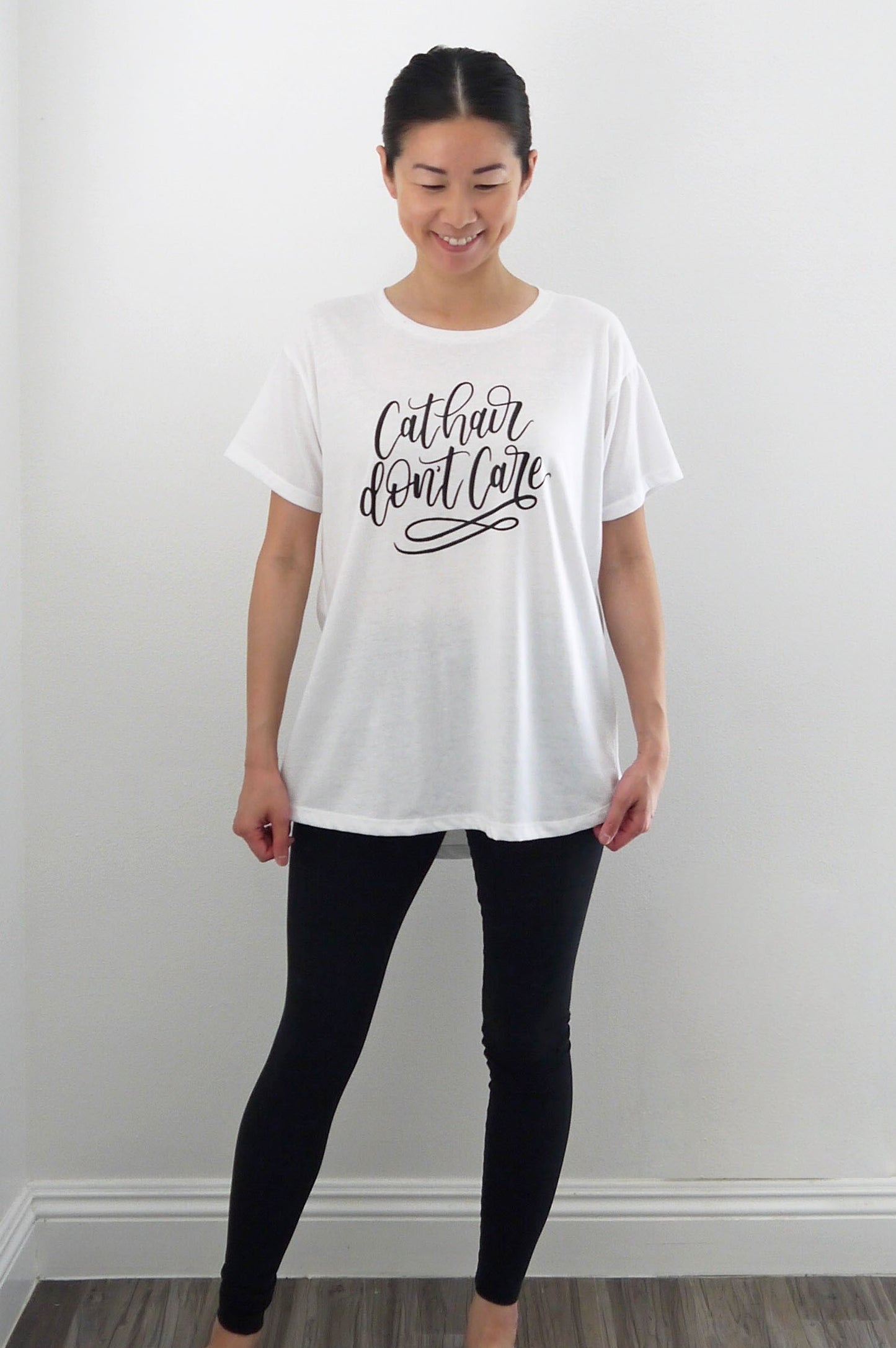 MOVING SALE Cat Hair Don't Care T-Shirt LIMITED QUANTITIES