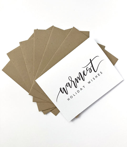 Warmest Holiday Wishes, Card Set, Pack of 6