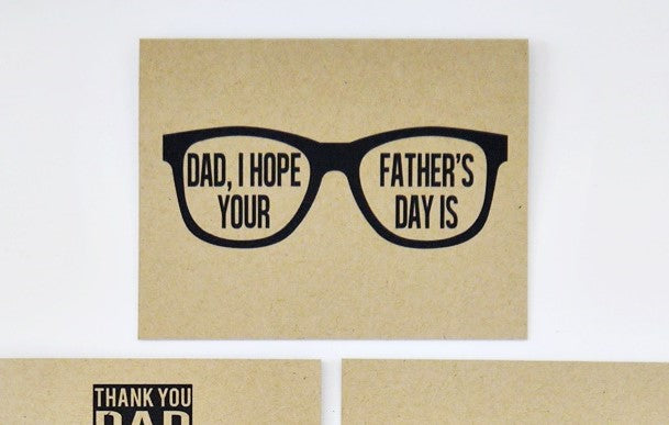 MOVING SALE Spectacular Father's Day Glasses Card ONLY 1