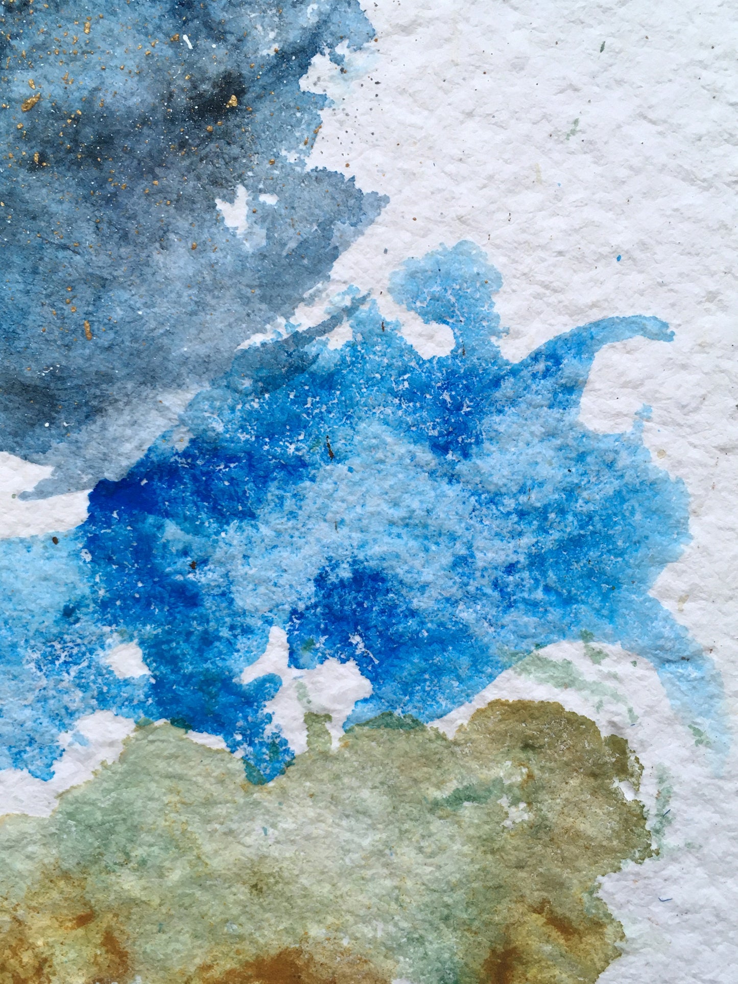 Earth, Sea, Sky | No. 5 - Original Abstract Watercolor Painting