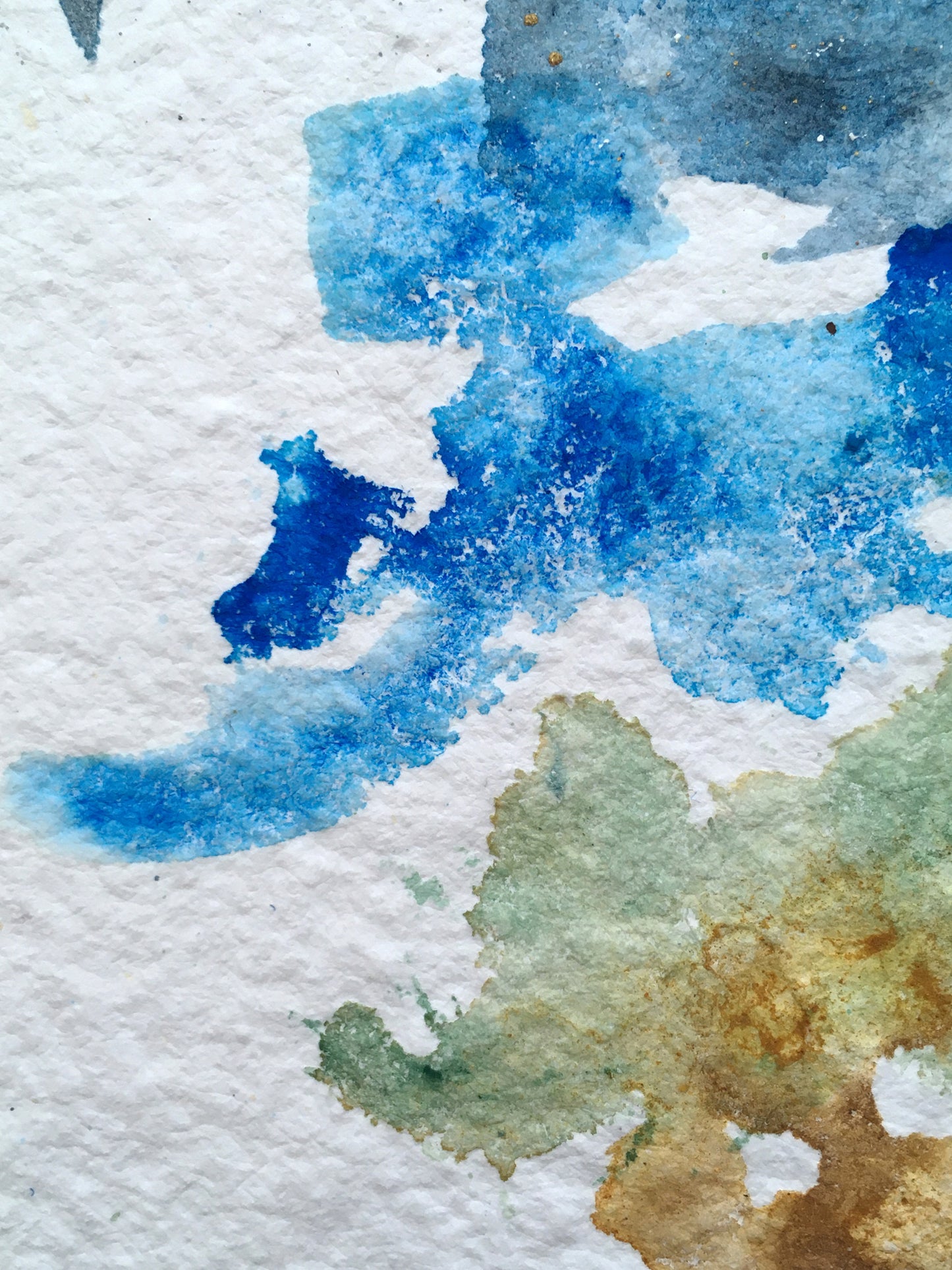Earth, Sea, Sky | No. 5 - Original Abstract Watercolor Painting