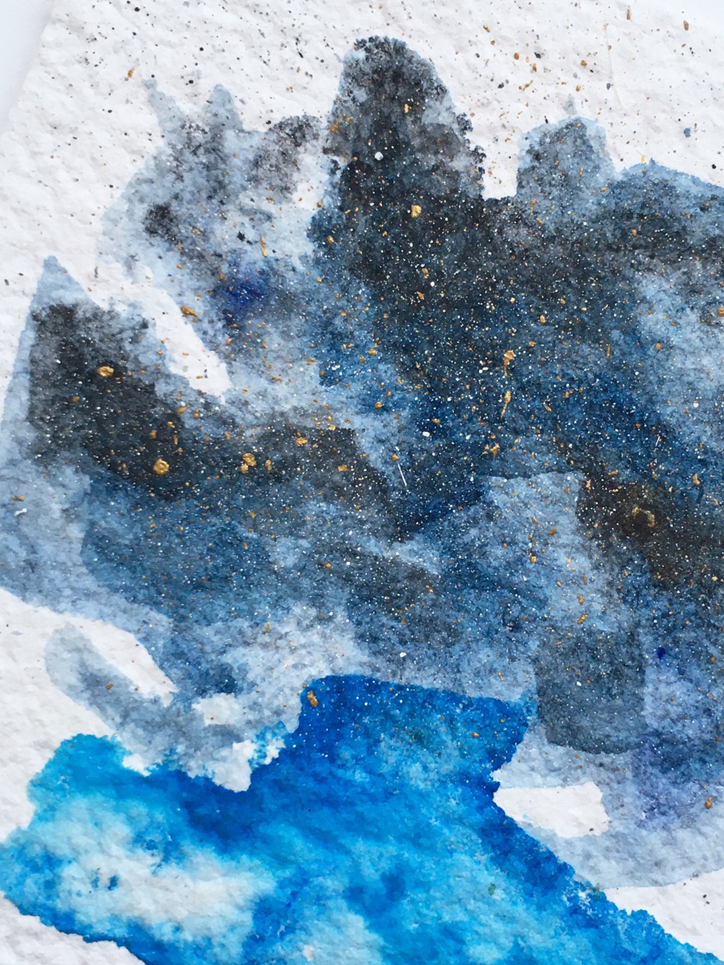 Earth, Sea, Sky | No. 2 - Original Abstract Watercolor Painting