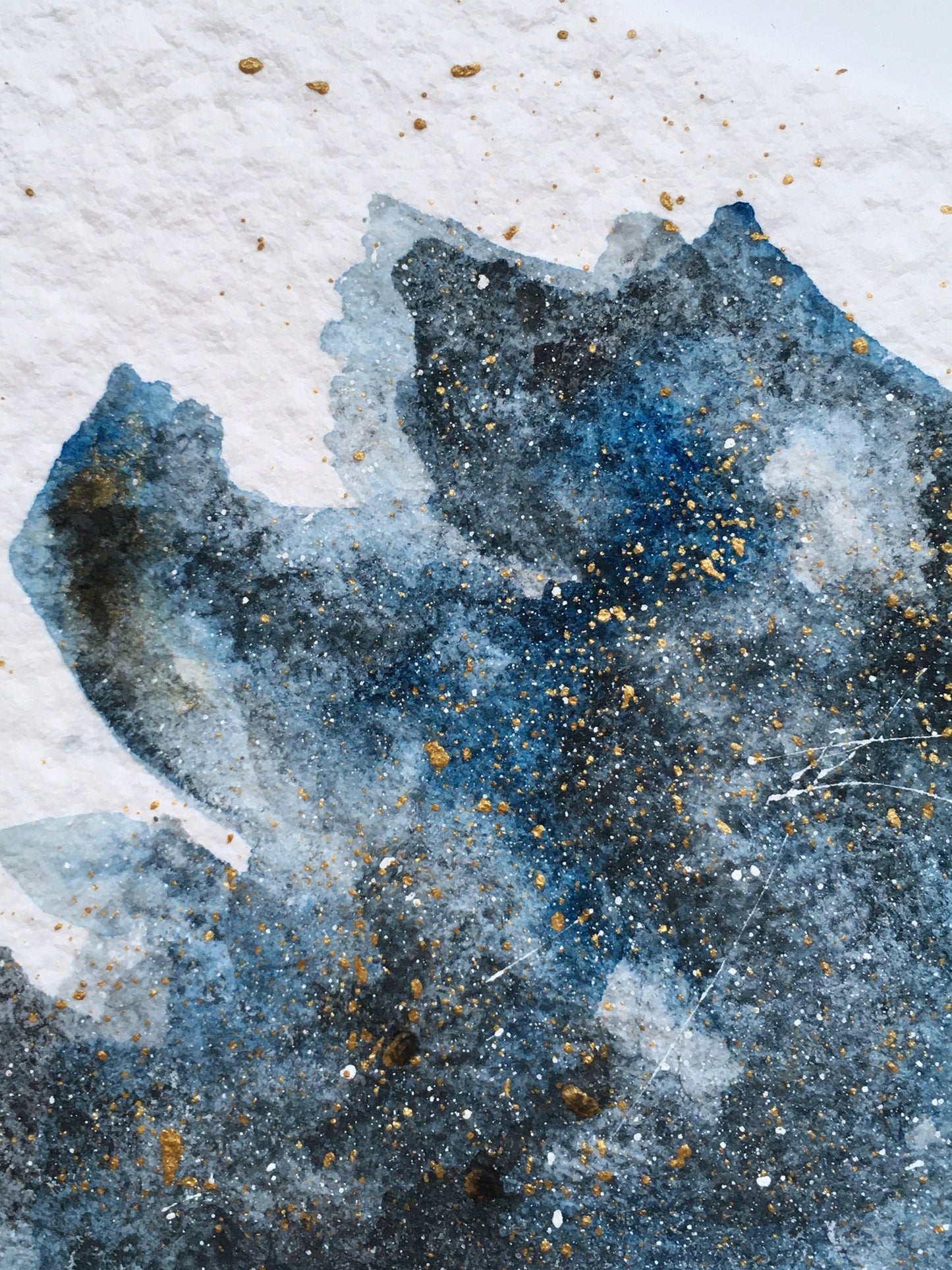 Earth, Sea, Sky | No. 4 - Original Abstract Watercolor Painting