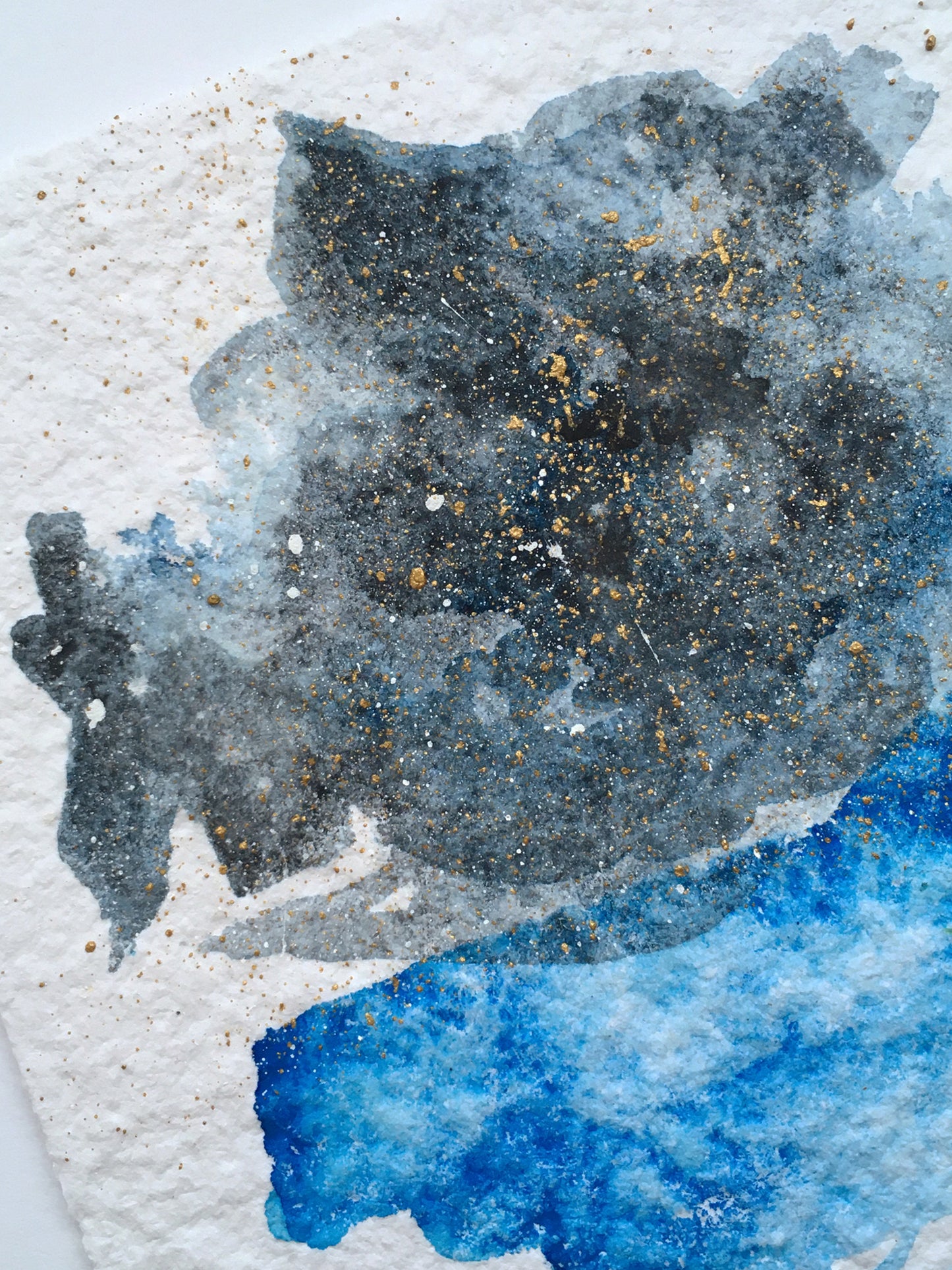Earth, Sea, Sky | No. 1 - Original Abstract Watercolor Painting