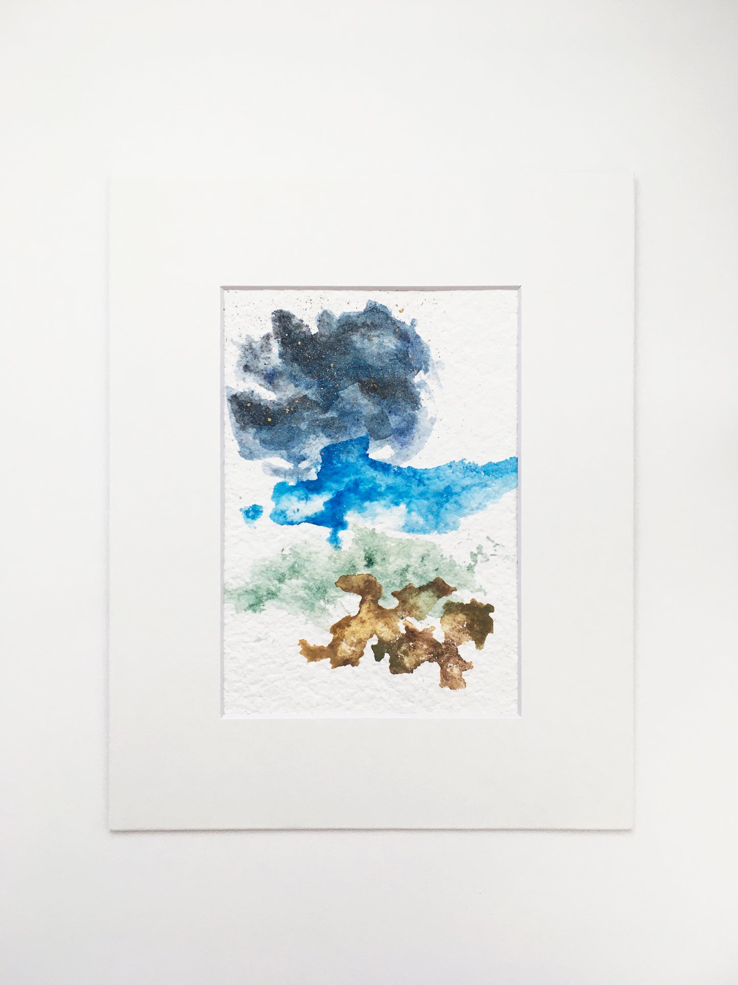 Earth, Sea, Sky | No. 2 - Original Abstract Watercolor Painting