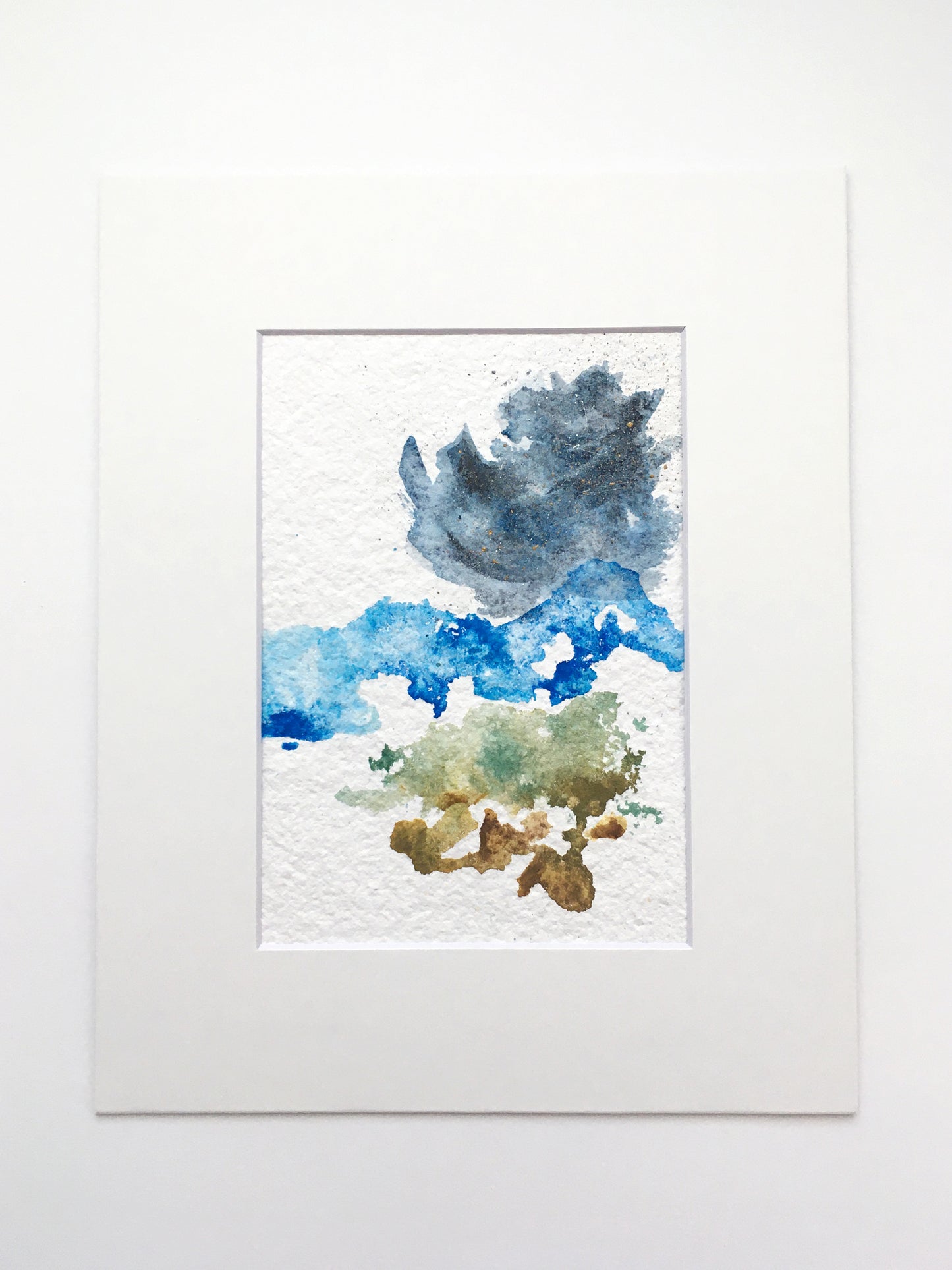 Earth, Sea, Sky | No. 3 - Original Abstract Watercolor Painting