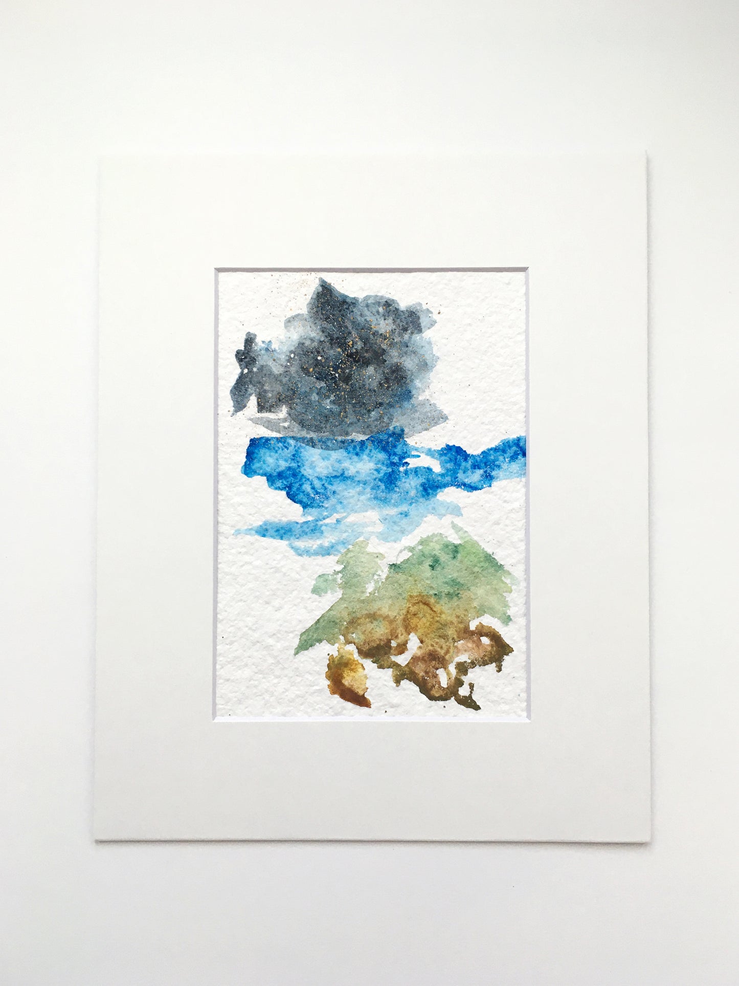 Earth, Sea, Sky | No. 1 - Original Abstract Watercolor Painting