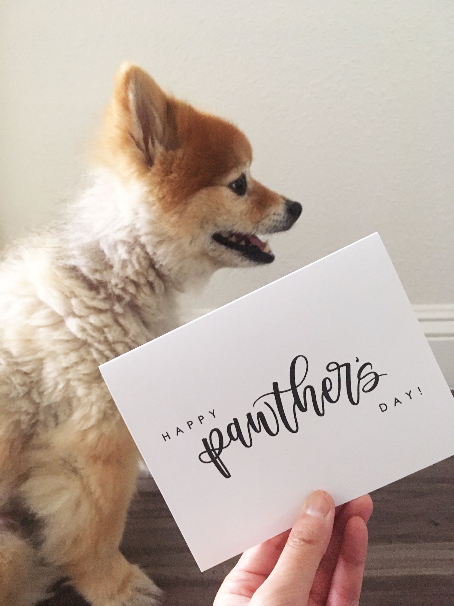 Happy Pawther's Day! Dog Dad Card