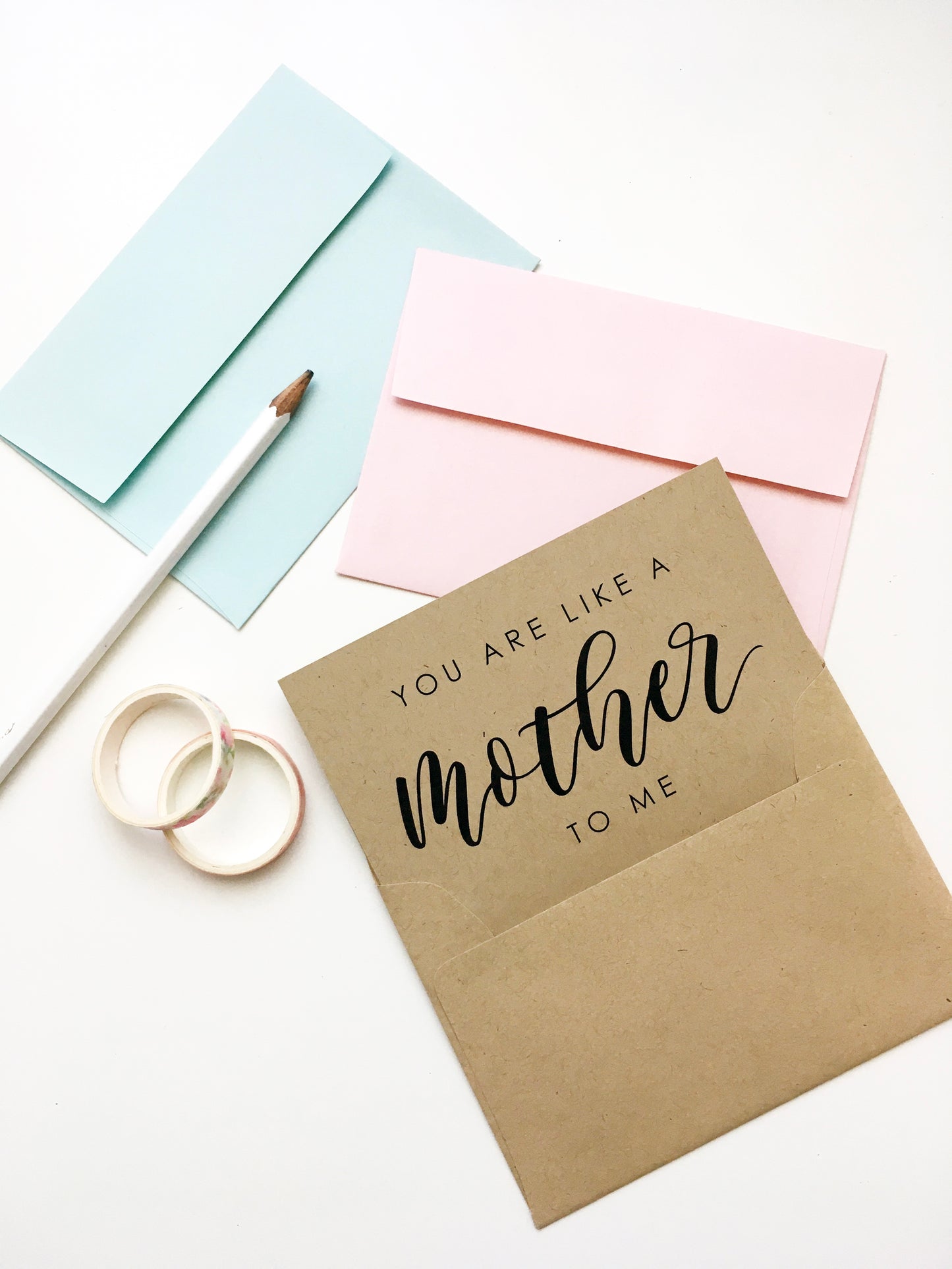 Like A Mother To Me Tri-Fold Card