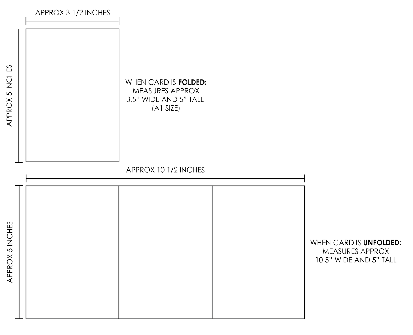 Like A Mother To Me Tri-Fold Card