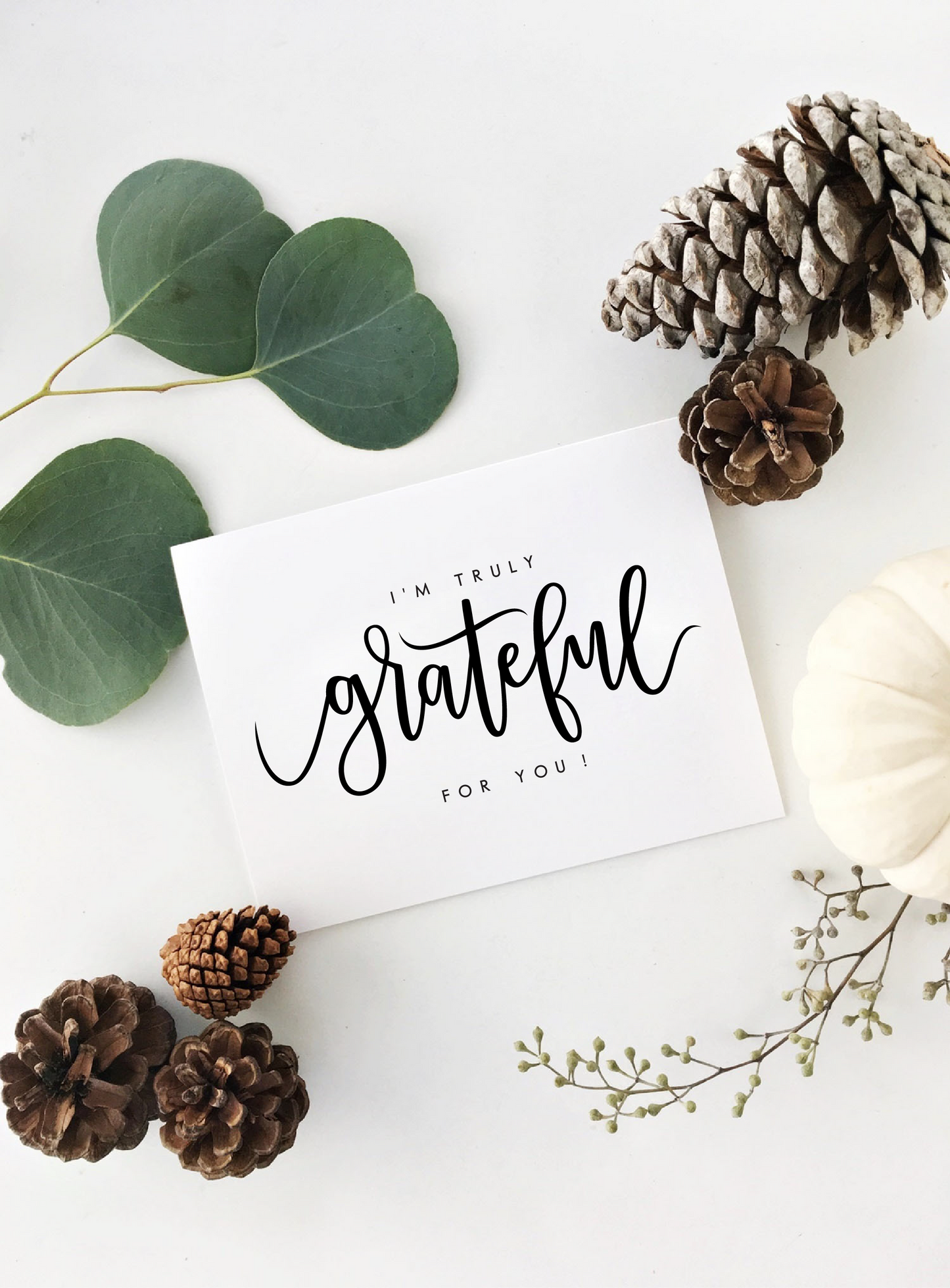 I'm Truly Grateful For You Card