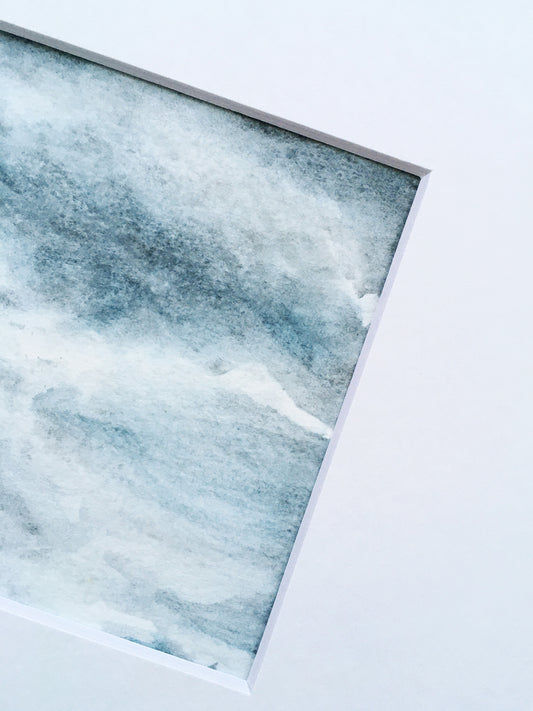 Look Up At The Clouds | No. 4 - Original Watercolor Painting