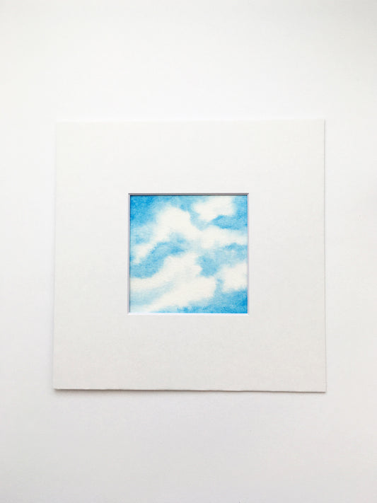 Look Up At The Clouds | No. 1 - Original Watercolor Painting