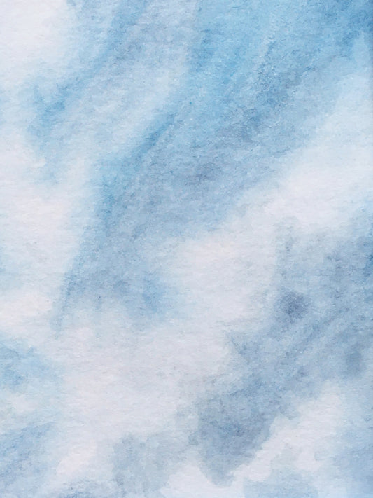 Look Up At The Clouds | No. 3 - Original Watercolor Painting