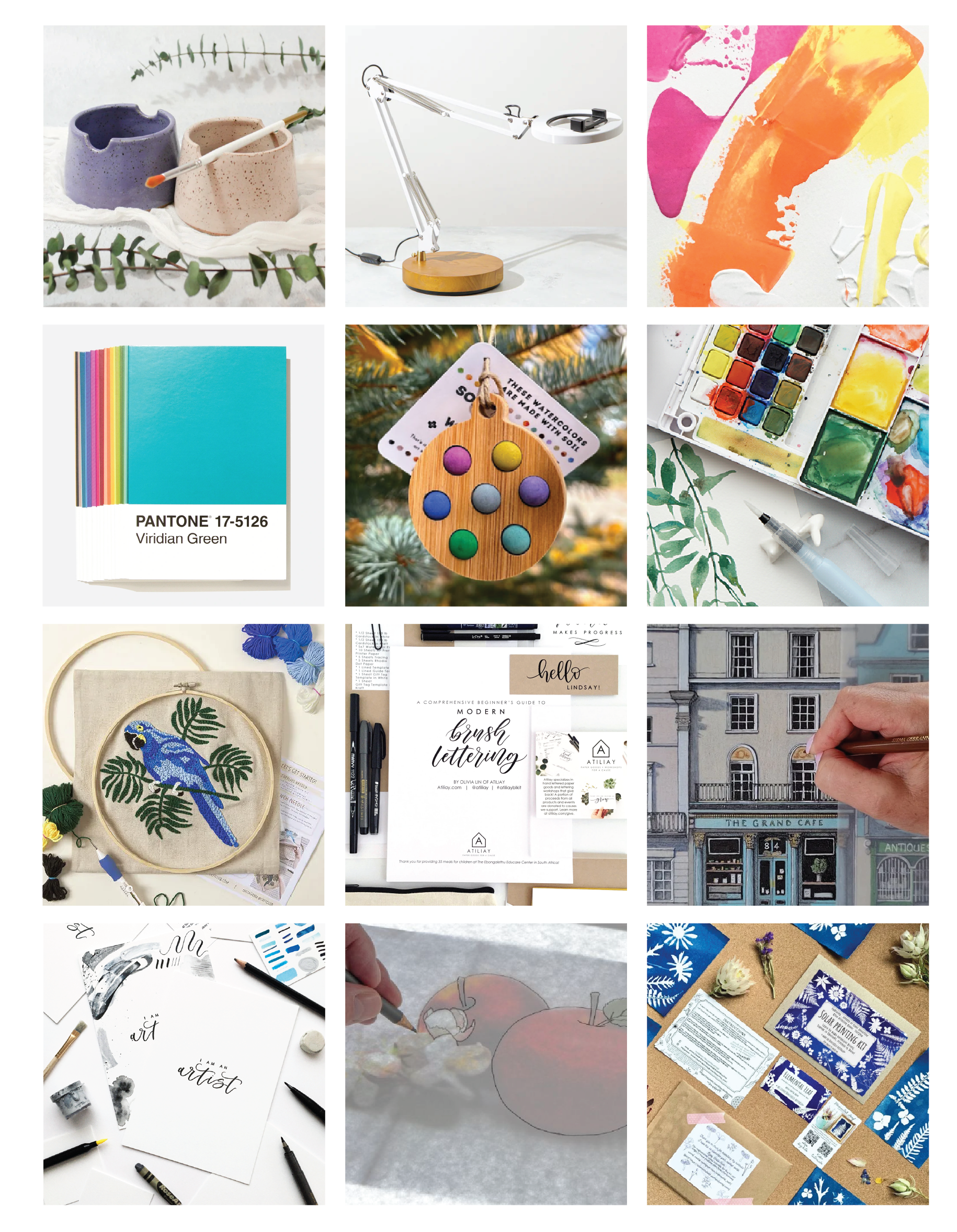 Gift Guide For Creatives & Artists | Shop Small & Give Back – Atiliay