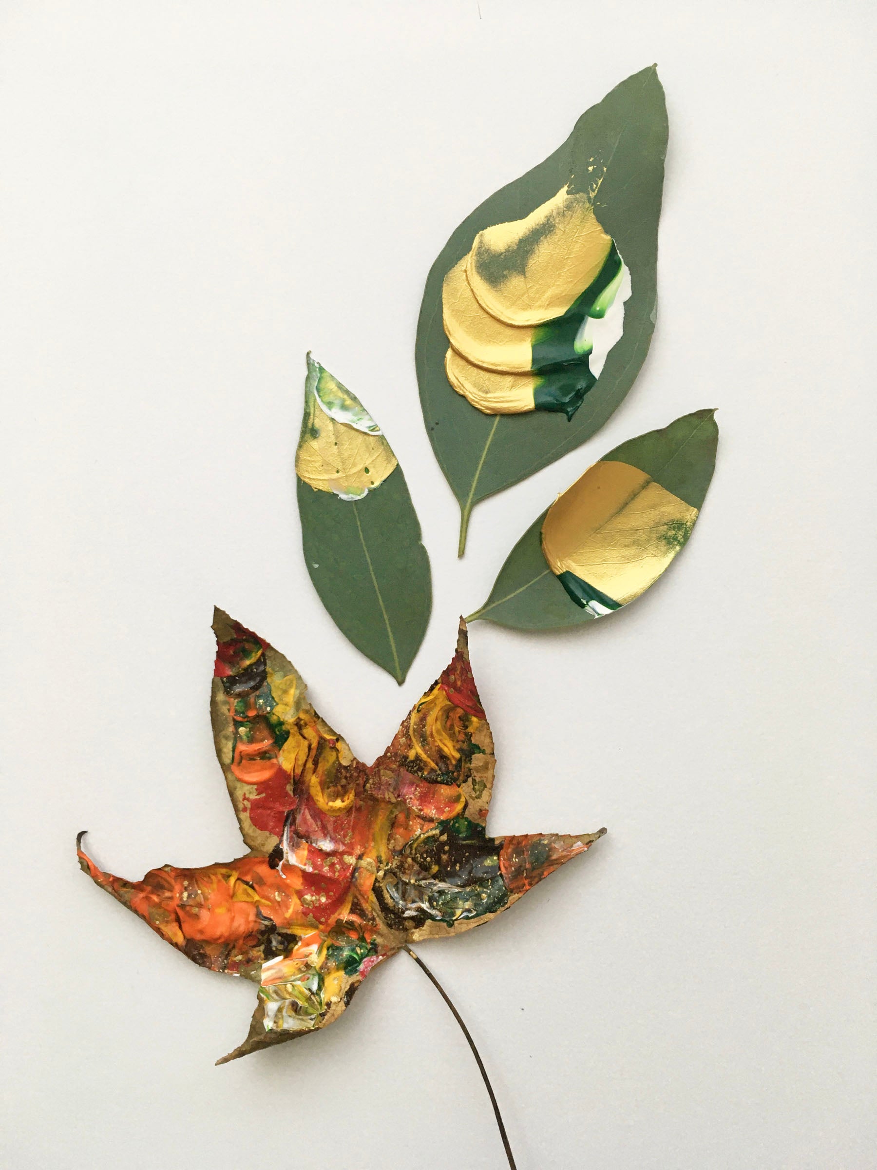 Painting Leaves Part 2: Abstract Tutorial – Atiliay