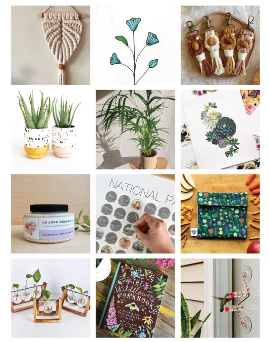 Gift Guide For Nature & Plant Lovers | Shop Small & Give Back