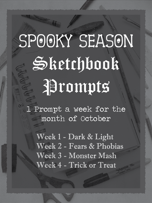 Spooky Season Sketchbook Prompts