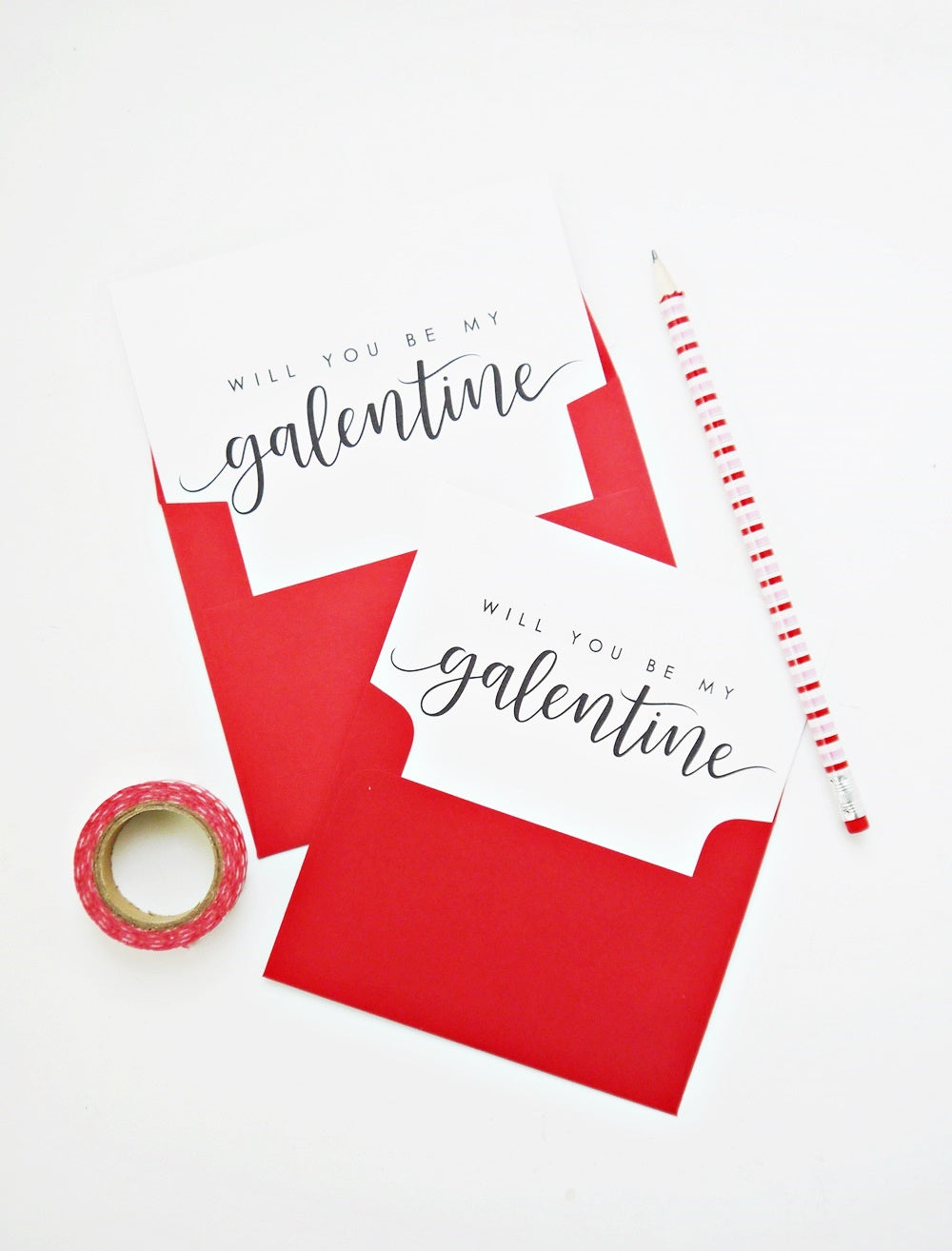 MOVING SALE Will You Be My Galentine A1 Tri Fold Card ONLY 1