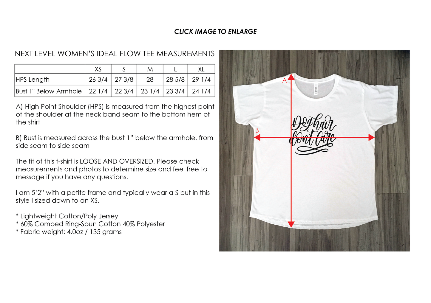 MOVING SALE Dog Hair Don't Care T-Shirt LIMITED QUANTITIES