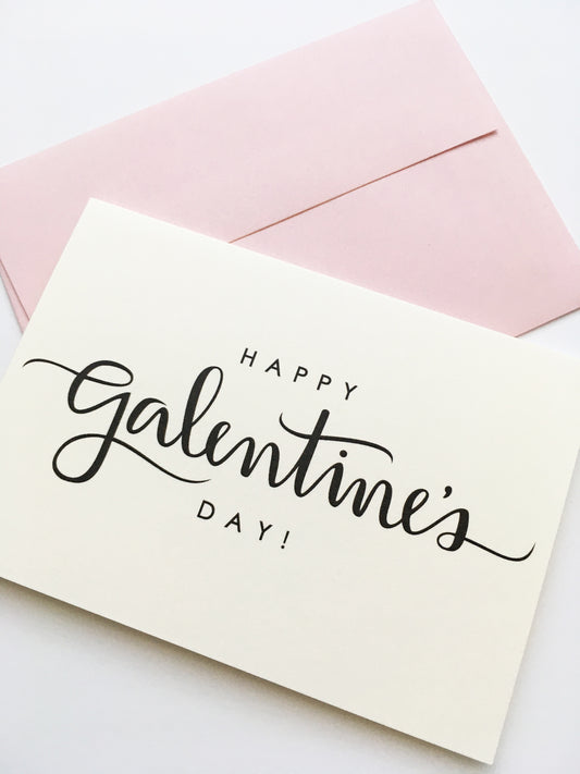 MOVING SALE Happy Galentine's Day Card, A1 Mini Card, Set of 6