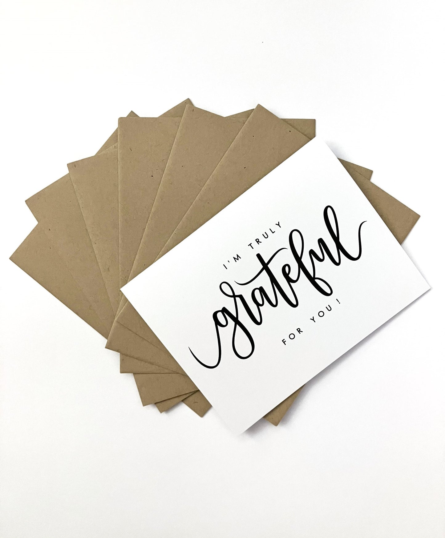 I'm Truly Grateful For You! Card Set, Pack of 6
