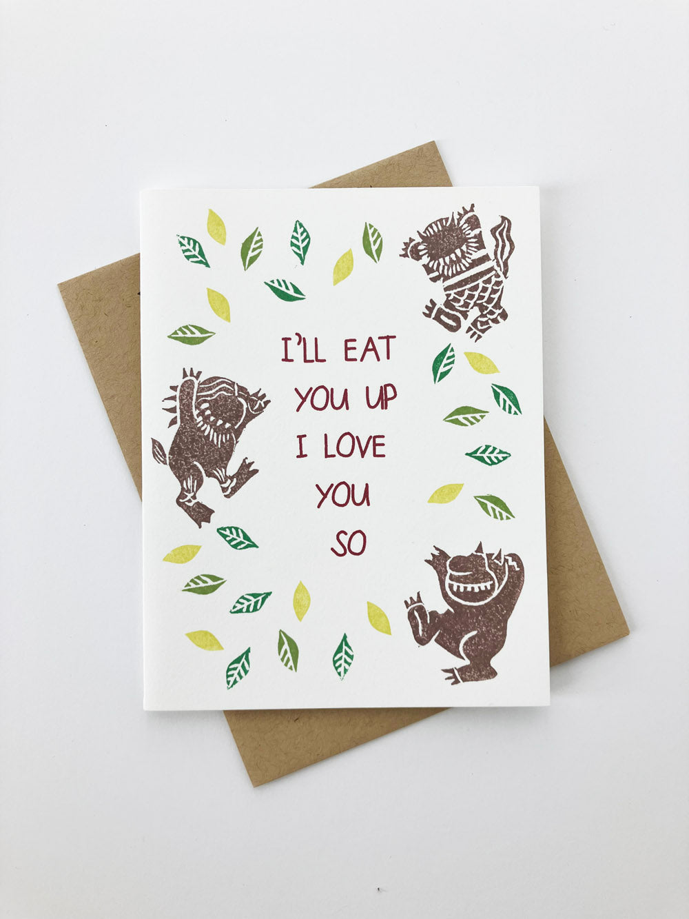 MOVING SALE I'll Eat You Up I Love You So Card ONLY 1