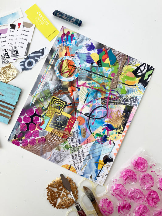 Mixed Media 100 Day Project | "New Explorations"