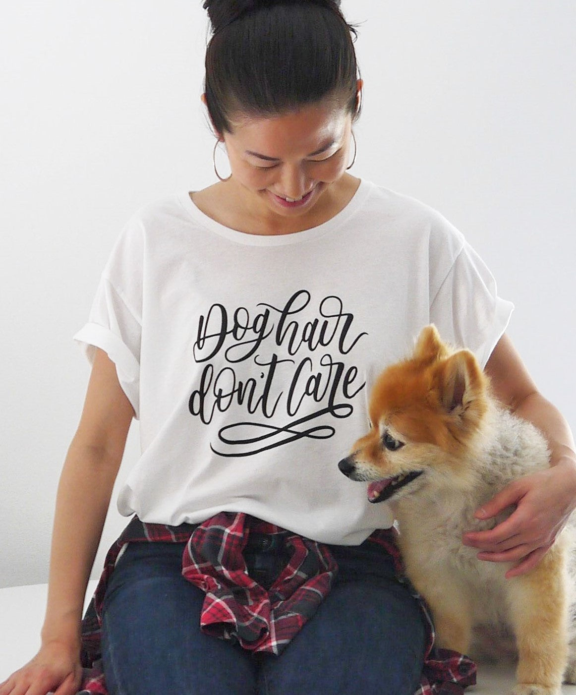 MOVING SALE Dog Hair Don't Care T-Shirt LIMITED QUANTITIES