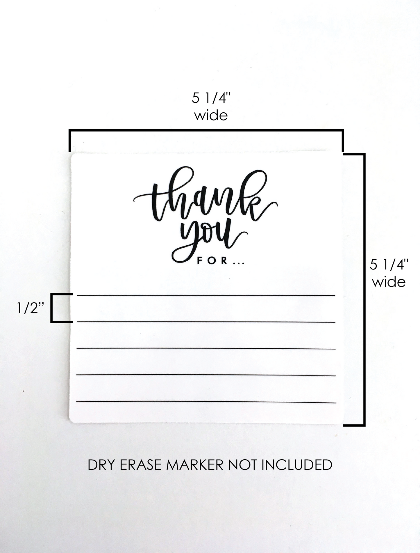 MOVING SALE Thank You Dry Erase Sticker