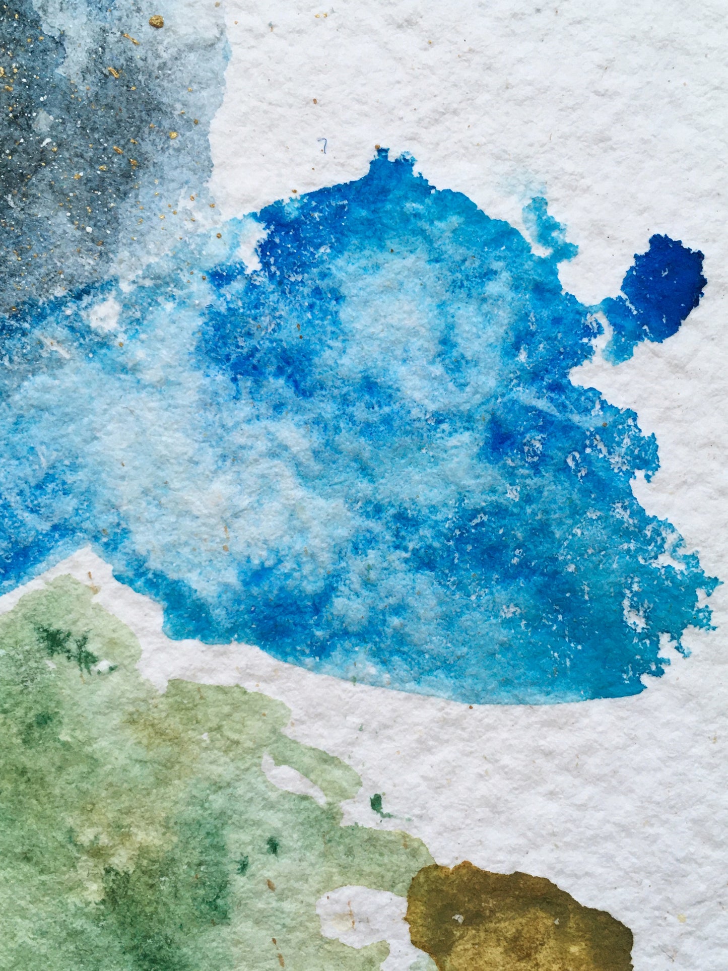 Earth, Sea, Sky | No. 4 - Original Abstract Watercolor Painting