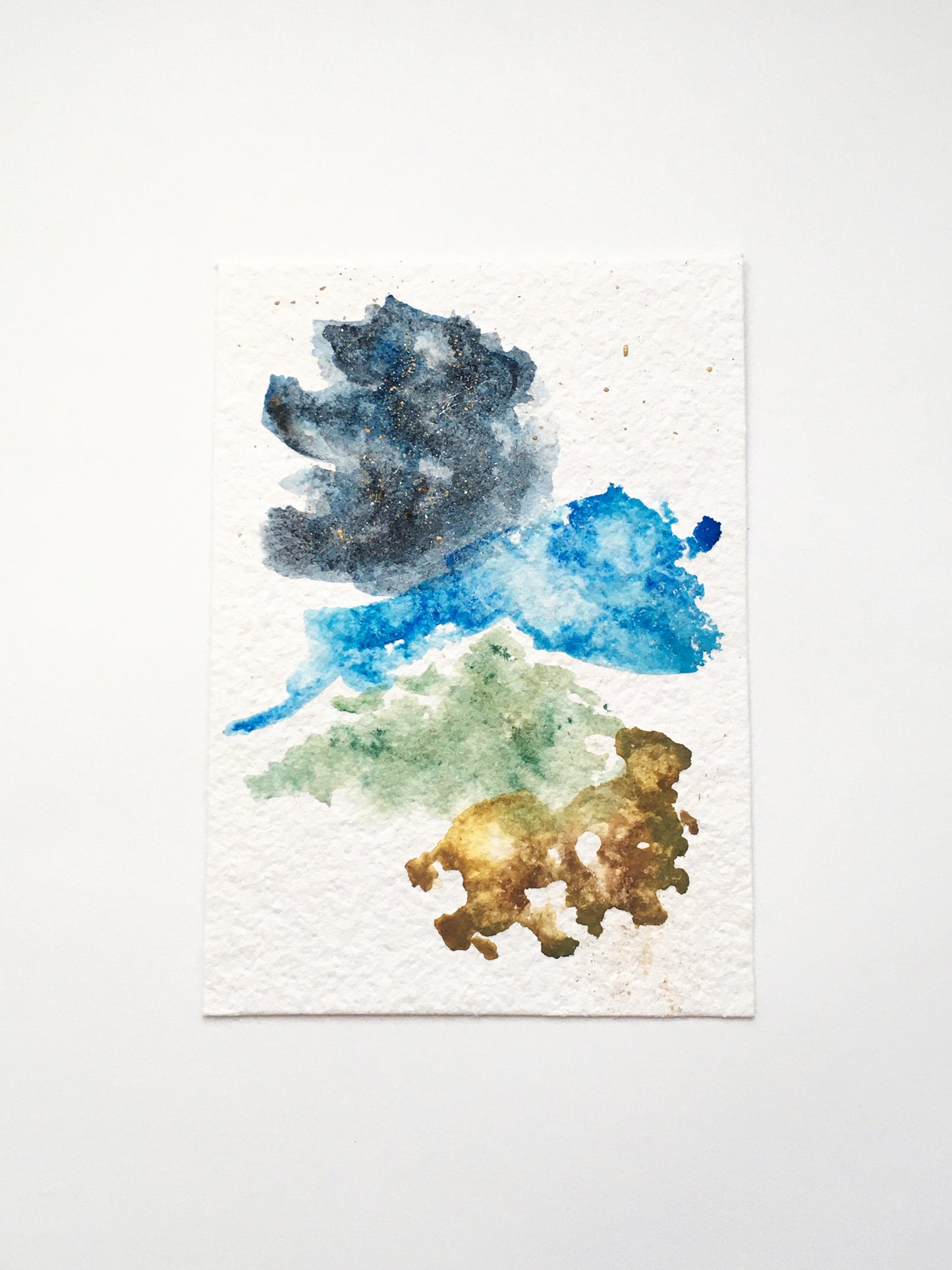 Earth, Sea, Sky | No. 4 - Original Abstract Watercolor Painting