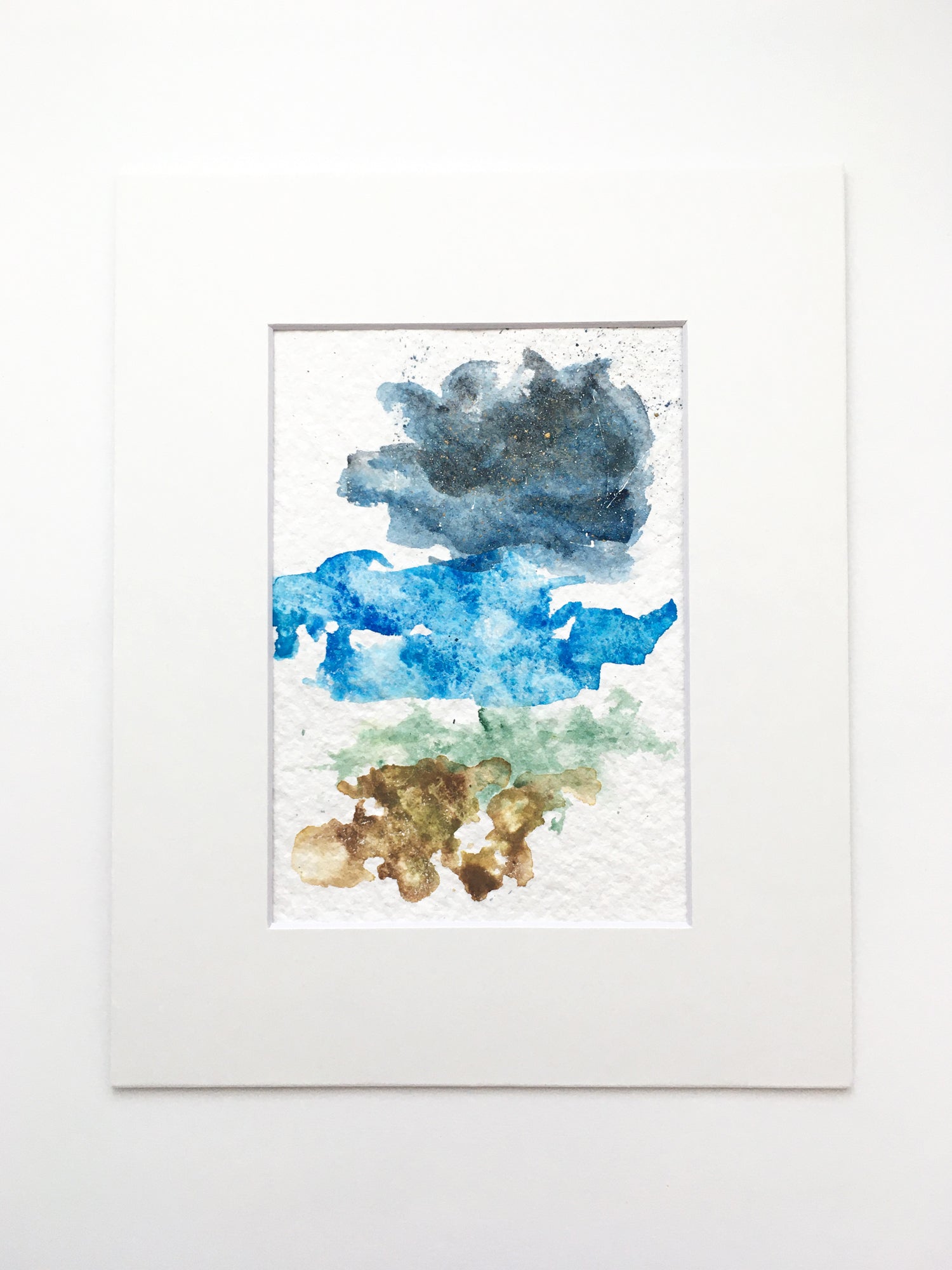 Earth, Sea, Sky | No. 6 - Original Abstract Watercolor Painting