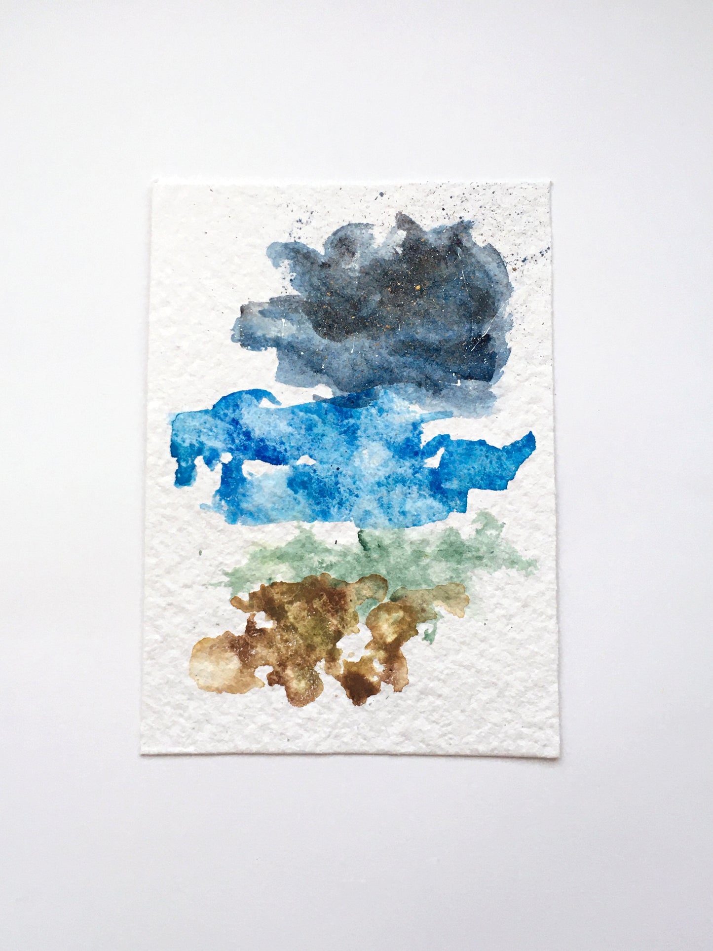 Earth, Sea, Sky | No. 6 - Original Abstract Watercolor Painting