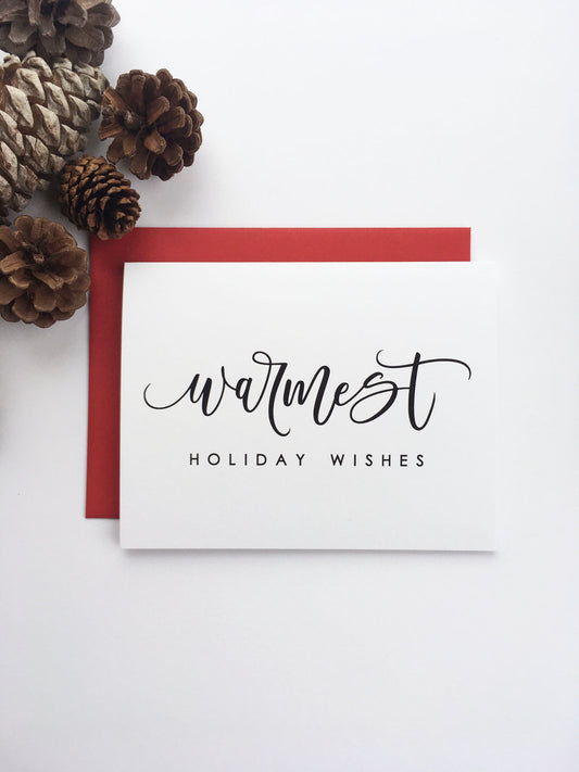 Warmest Holiday Wishes Card
