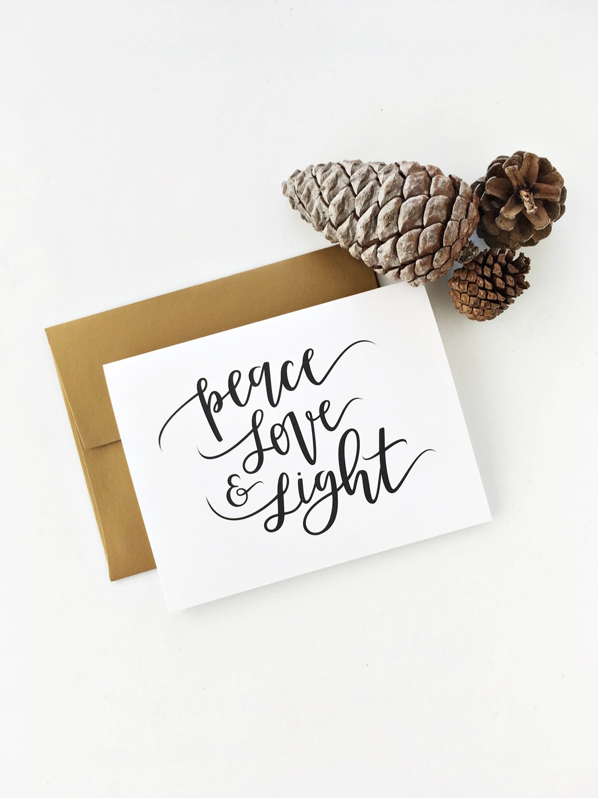 Peace, Love, & Light Card