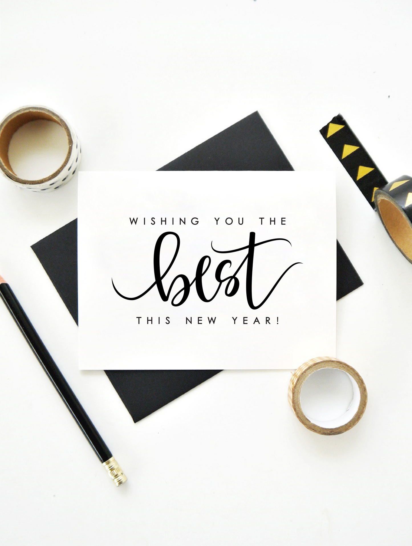 Wishing You The Best This New Year Card