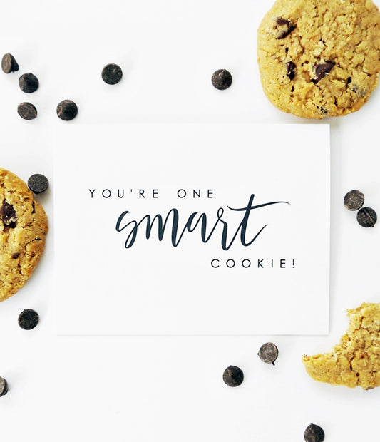 You're One Smart Cookie Graduation Card