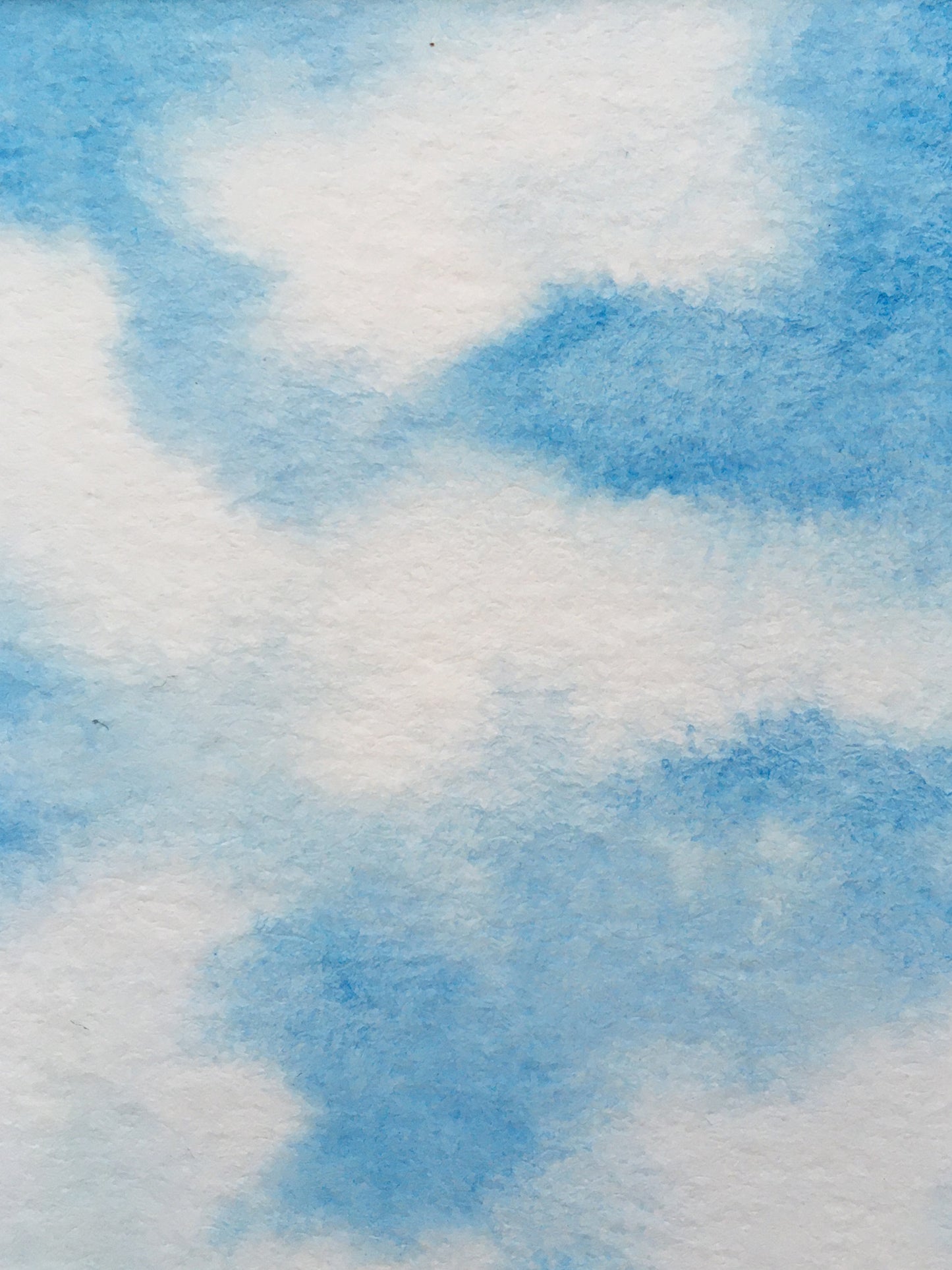 Look Up At The Clouds | No. 1 - Original Watercolor Painting