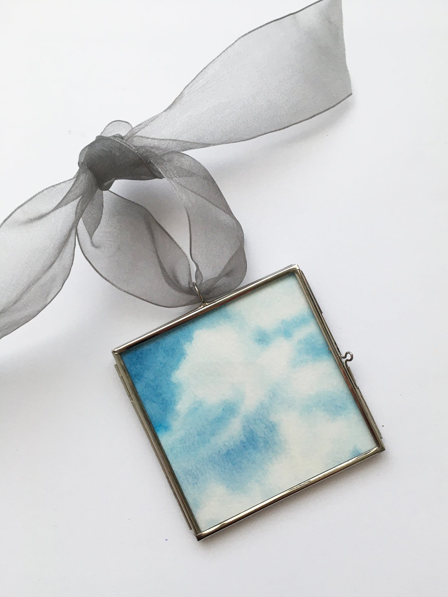 Look Up At The Clouds | Pay-What-You-Wish - Original Watercolor Ornament